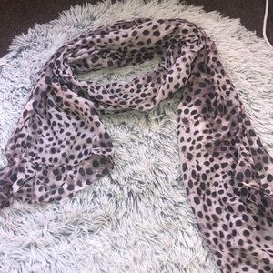 Animal print looking scarf